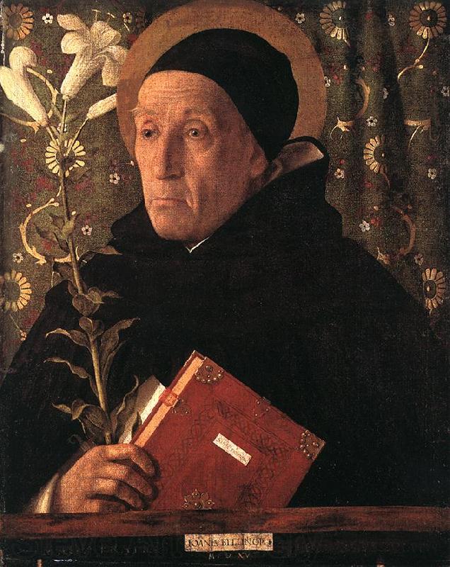 BELLINI, Giovanni Portrait of Teodoro of Urbino knjui Spain oil painting art